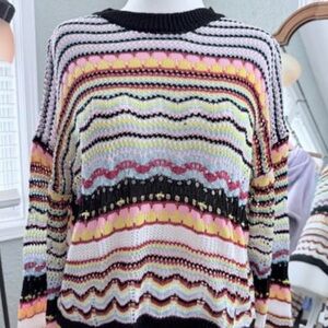 Multicolor Striped Women's Sweater